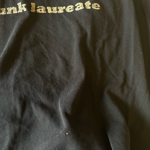 CURRENT/ELLIOTT Rare Punk Laureate T-Shirt Black Tee Vintage Patti Smith 1970s S - Picture 7 of 11